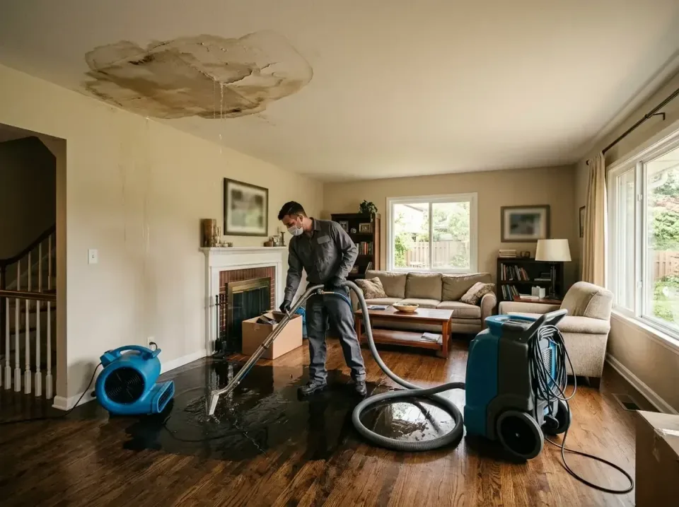 attic-pipe-burst-ceiling-drip-008 — frequently asked questions, Water Damage Restoration & Carpet Care in Gibbstown, NJ